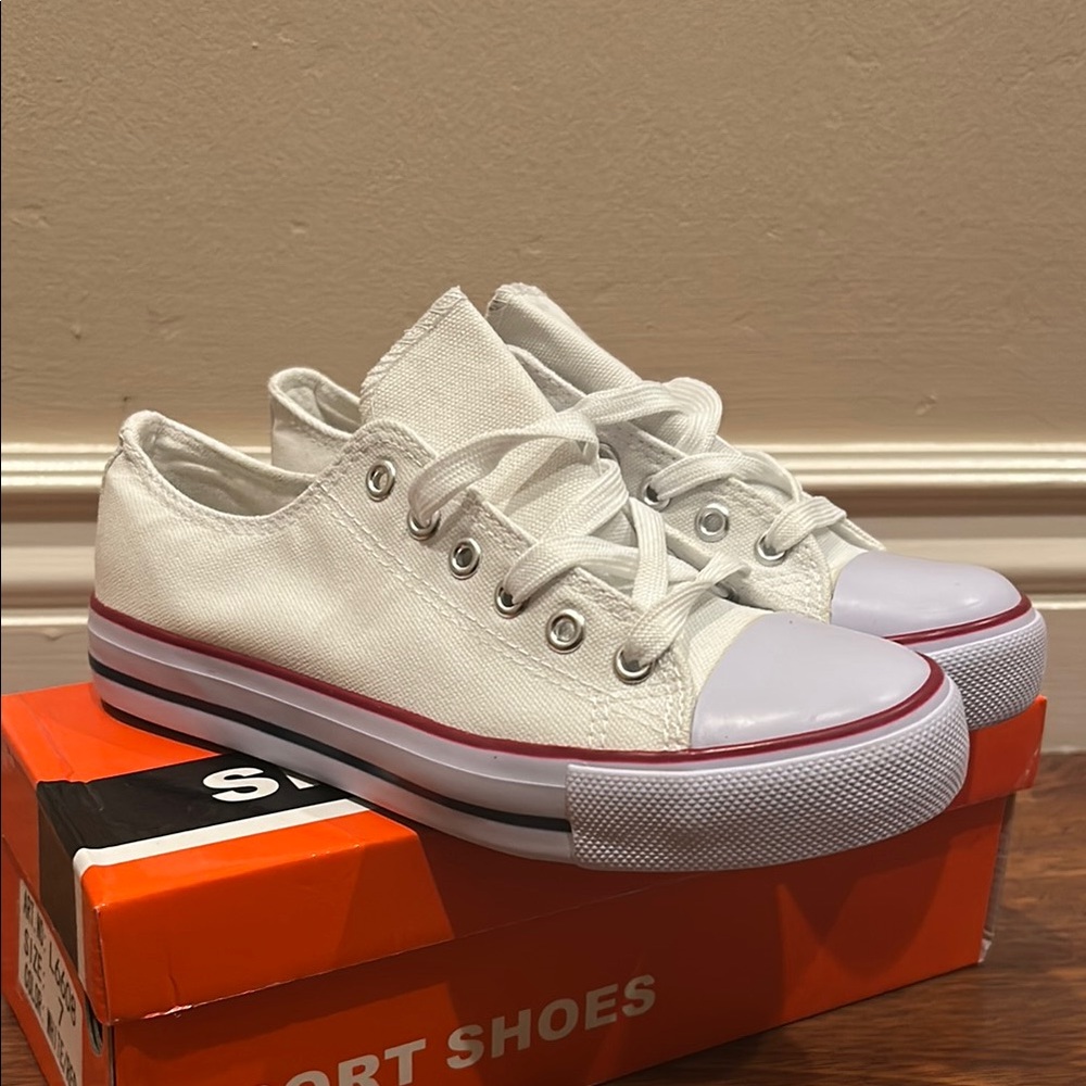 White Canvas Sneakers